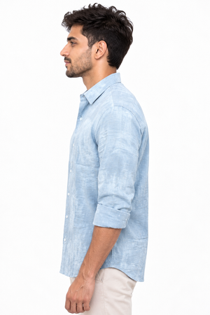 Blue Tie dye Shirt