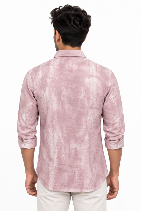 Peach Tie dye Shirt