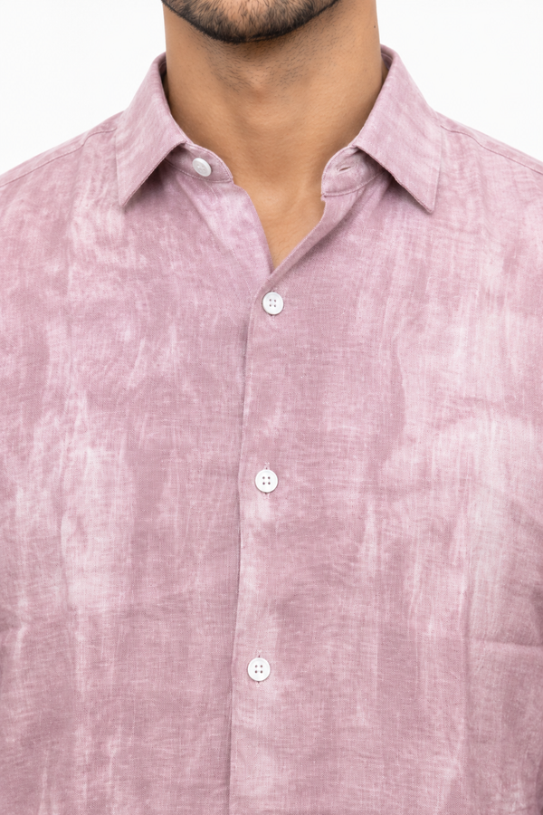 Peach Tie dye Shirt