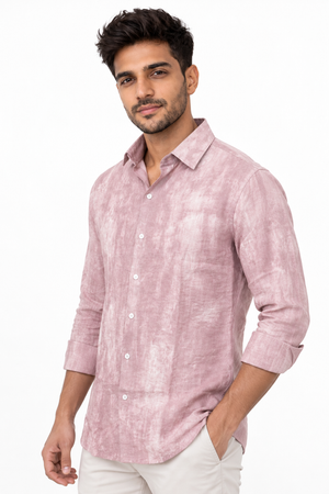 Peach Tie dye Shirt