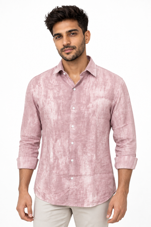 Peach Tie dye Shirt