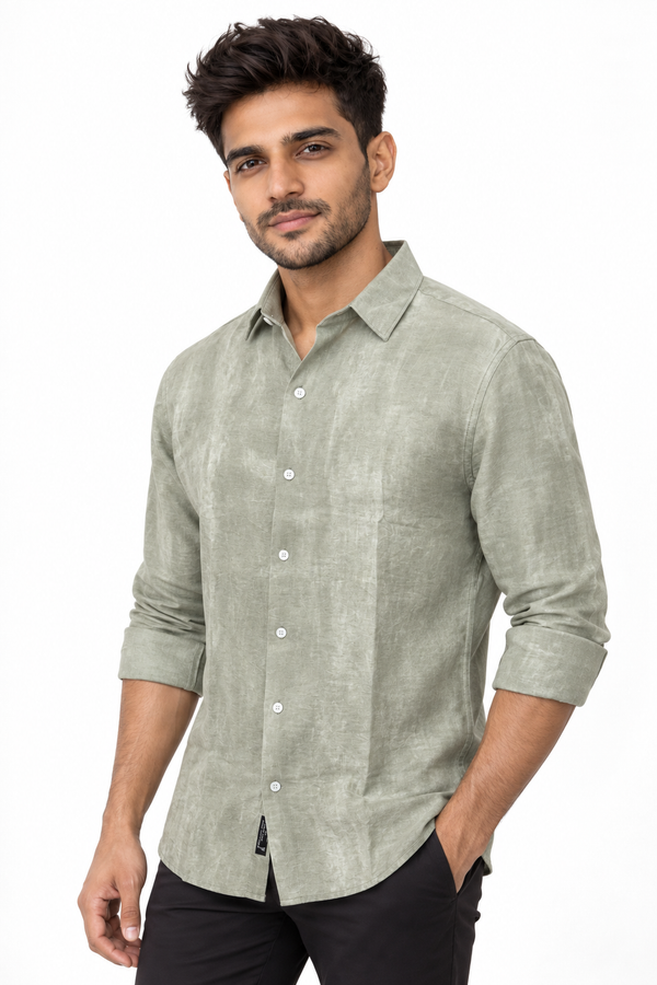 Green Tie dye Shirt