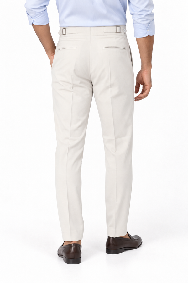 Light Grey Gurkha Pant