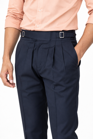 Navy Blue Gurkha Pant