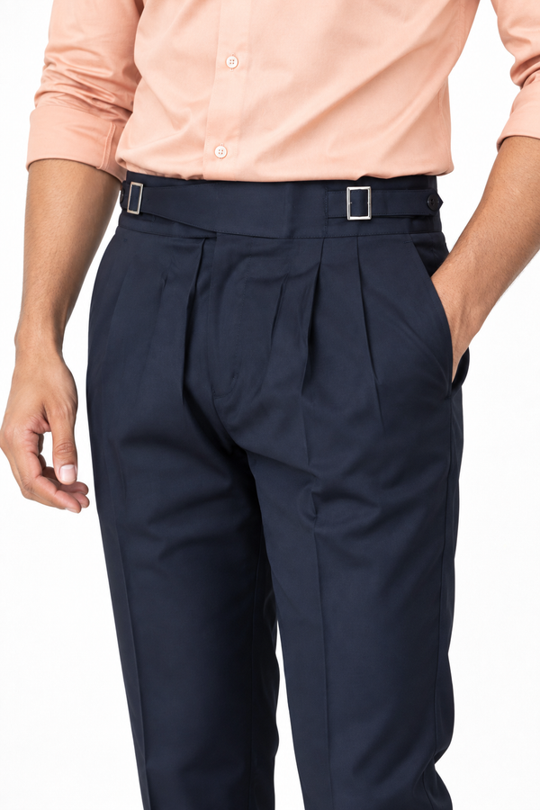 Navy Blue Gurkha Pant