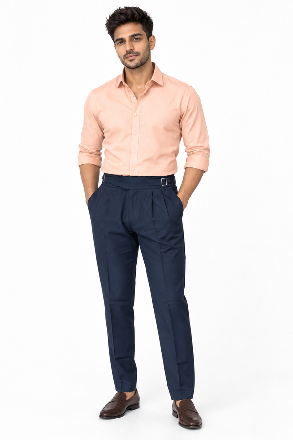 Navy Blue Gurkha Pant