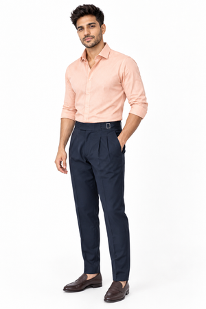 Navy Blue Gurkha Pant
