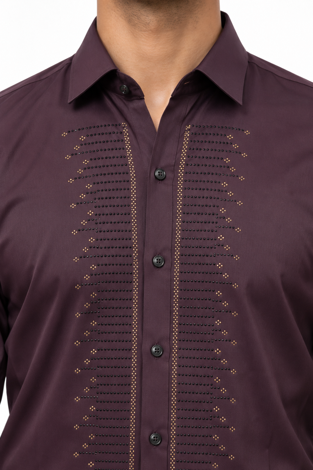 Maroon Stone Shirt