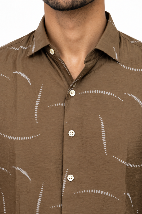 Brown Designer Shirt