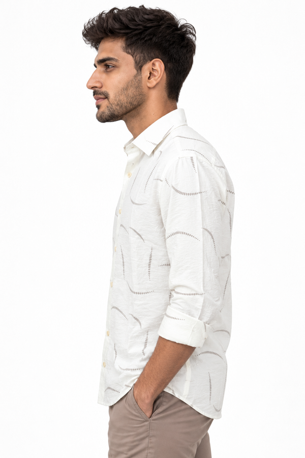 White Designer Shirt