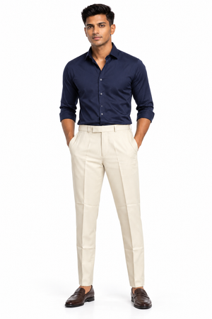 Beige Formal Pant