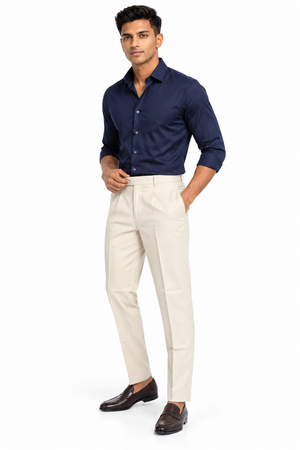 Beige Formal Pant