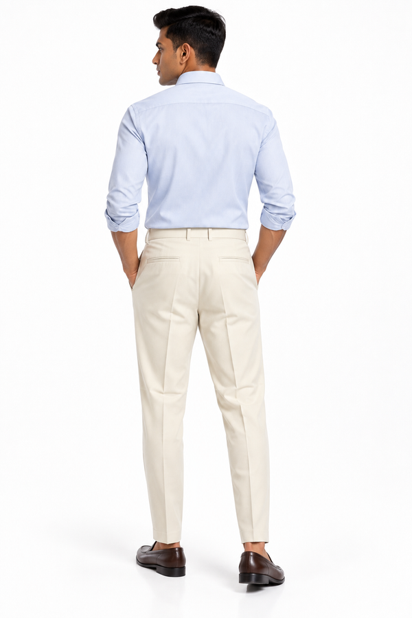 Beige Formal Pant