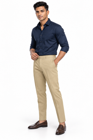Cream Formal Pant