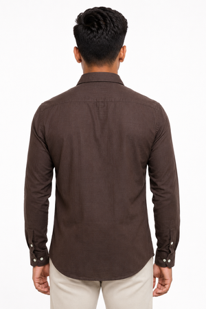 Brown Linen Shirt