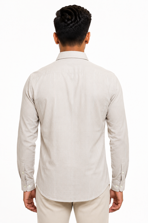 Cream Linen Shirt