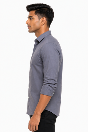 Grey Linen Shirt
