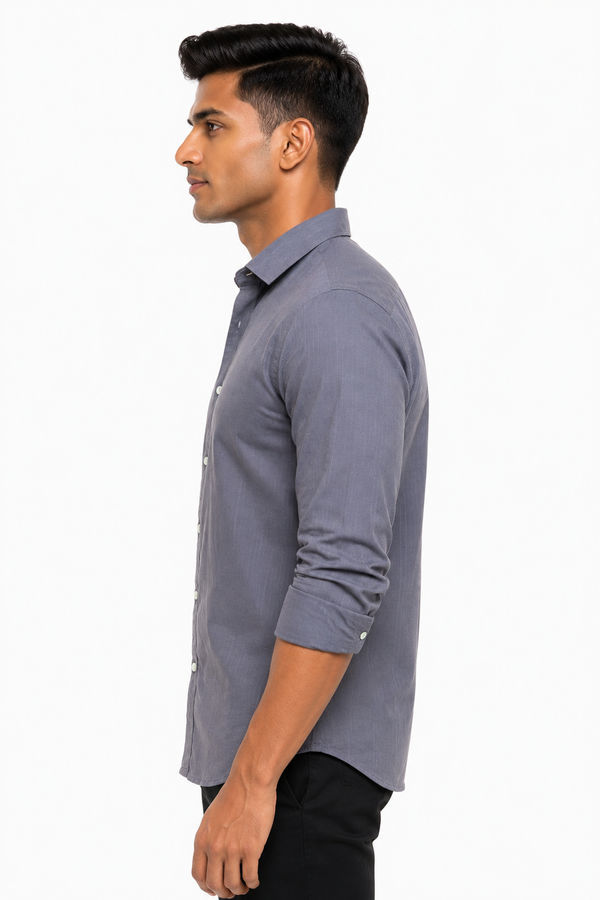 Grey Linen Shirt