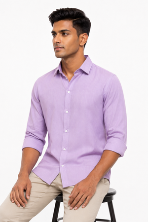 Peach Linen Shirt