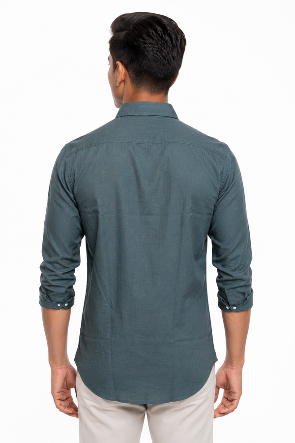 Green Linen Shirt