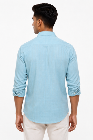 Light Blue Linen Shirt