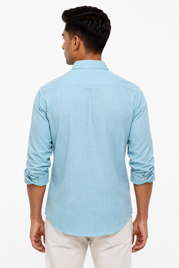 Light Blue Linen Shirt