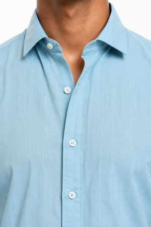 Light Blue Linen Shirt