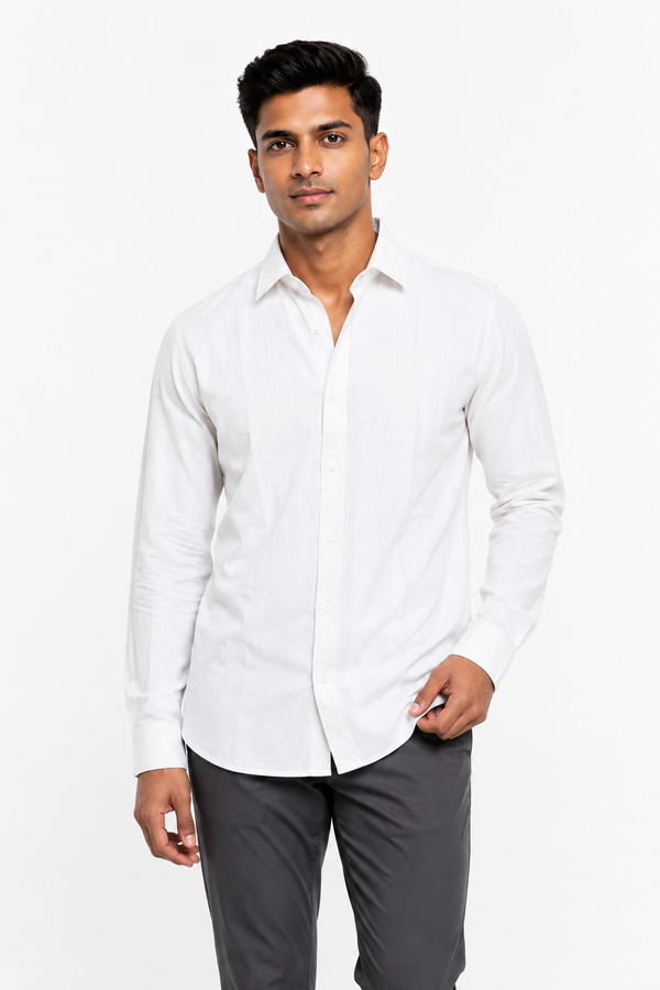 White Linen Shirt