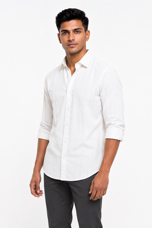 White Linen Shirt