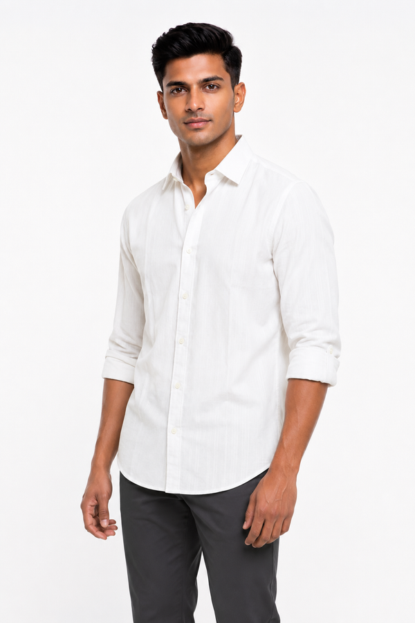 White Linen Shirt
