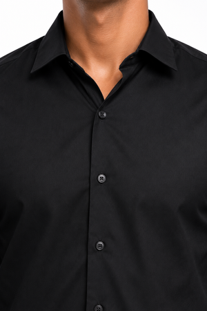 Black Plain shirt