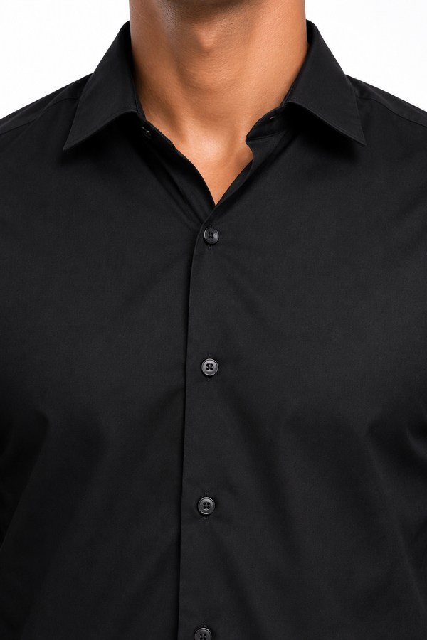 Black Plain shirt