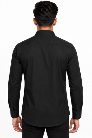 Black Plain shirt