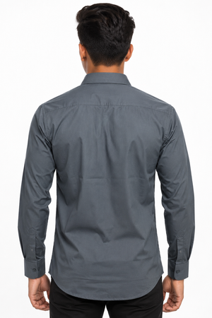 Dark Grey Plain shirt