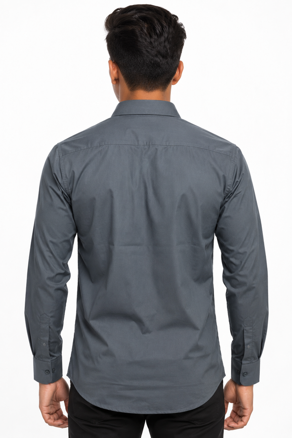 Dark Grey Plain shirt
