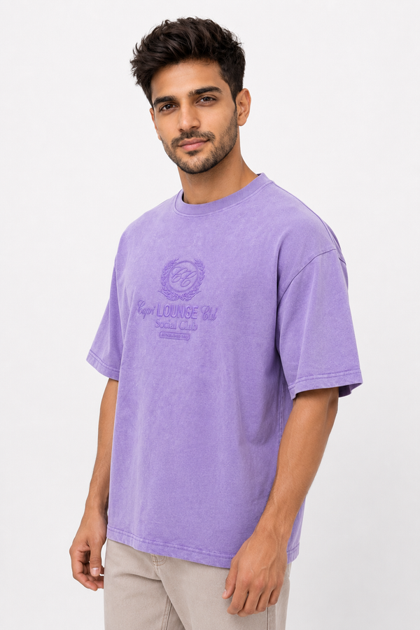 Lavender Drop Shoulder