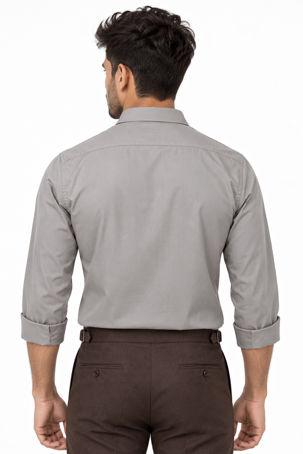 Dark Grey Plain Shirt