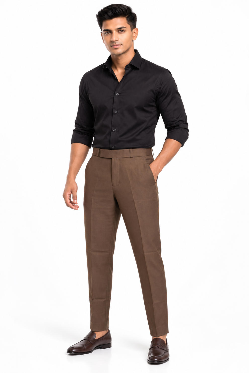 Brown Formal Pant
