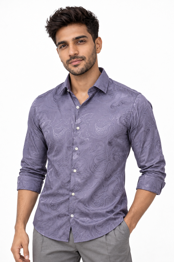 Lavender Designer Shirt