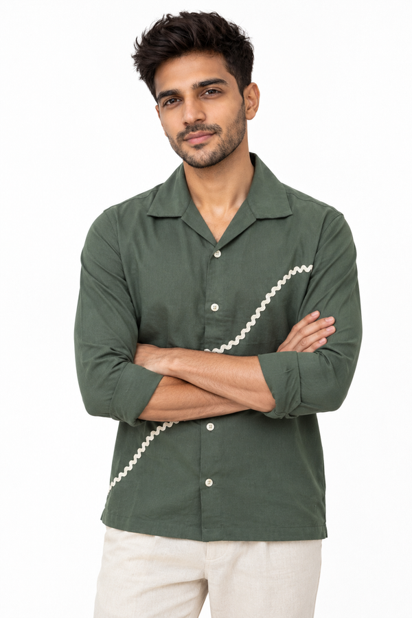 Olive Green Signature Shirt