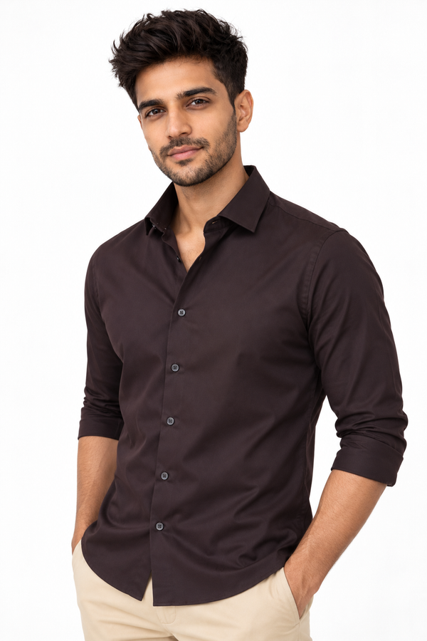 Purple Plain Shirt