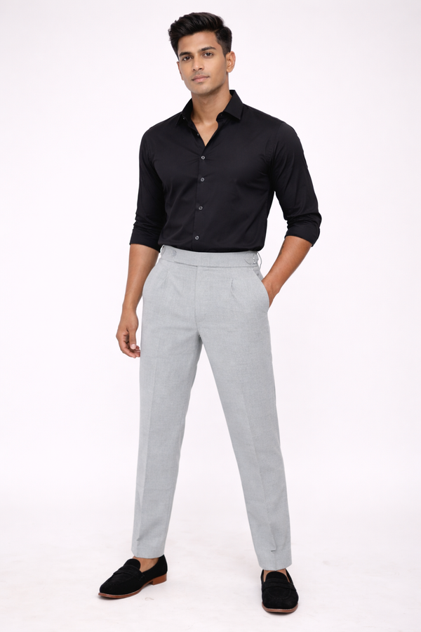 Light Grey Gurkha Pant