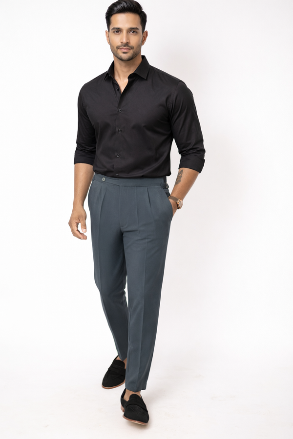 Grey Gurkha Pant