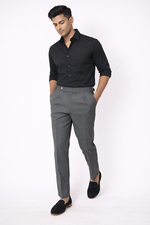 Dark Grey Gurkha Pant