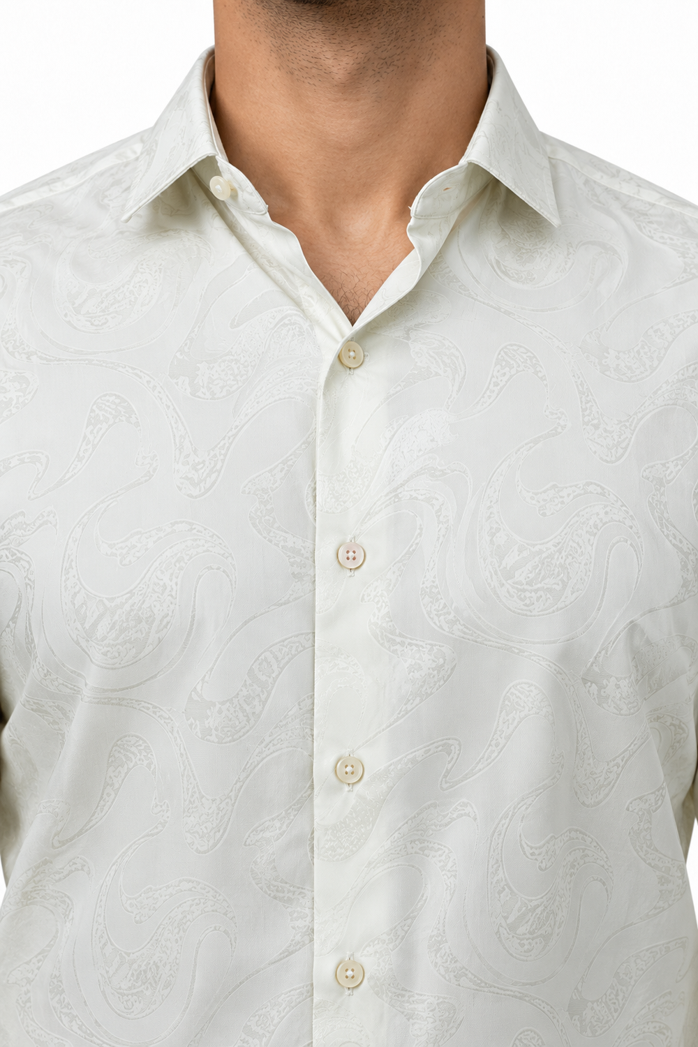 Beige Designer Shirt
