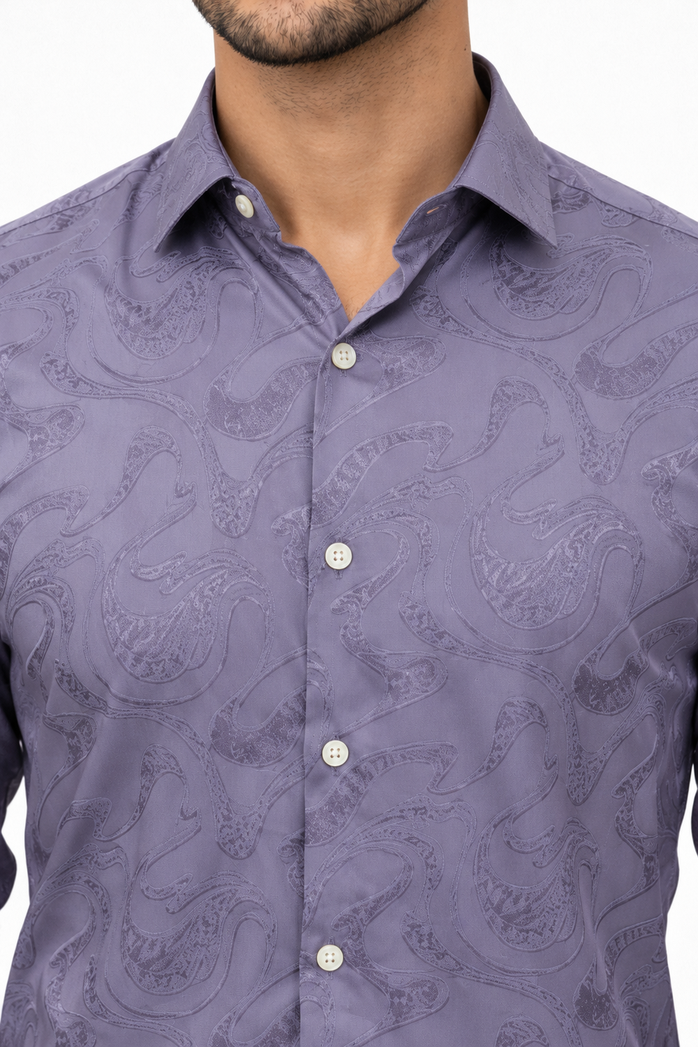 Lavender Designer Shirt