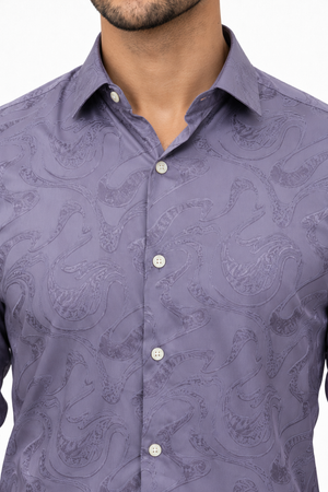 Lavender Designer Shirt