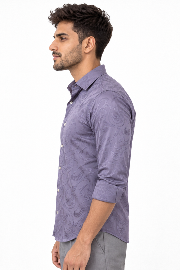 Lavender Designer Shirt