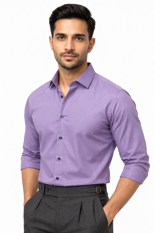 Purple Plain Shirt