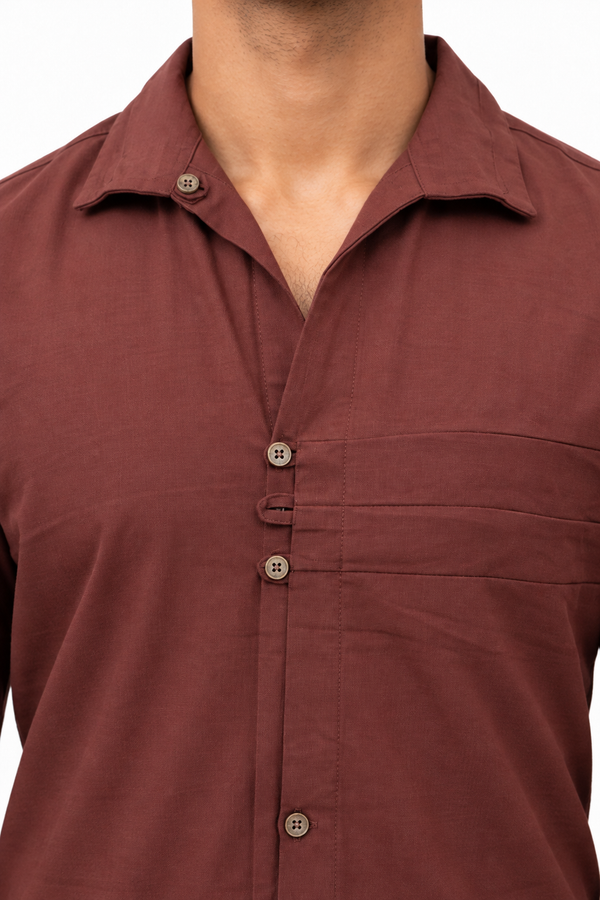 Burgundy Signature Shirt